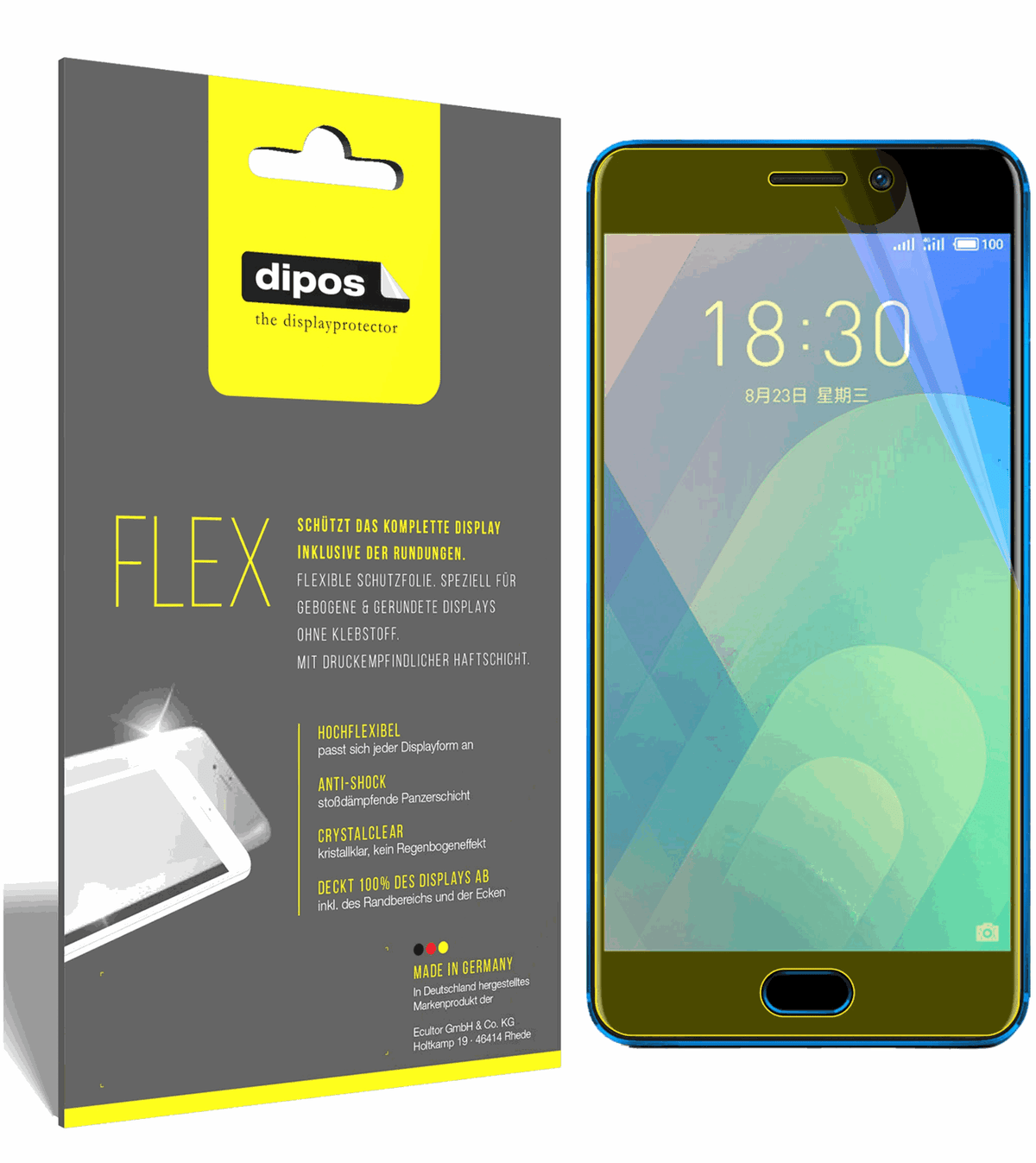 dipos FLEX 3x Clear Screen Protector for Meizu M6 Note