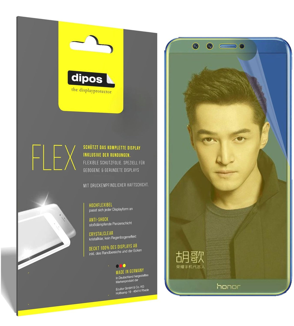 2x 3D Full Cover Screen Protector for Huawei Honor 9 Lite