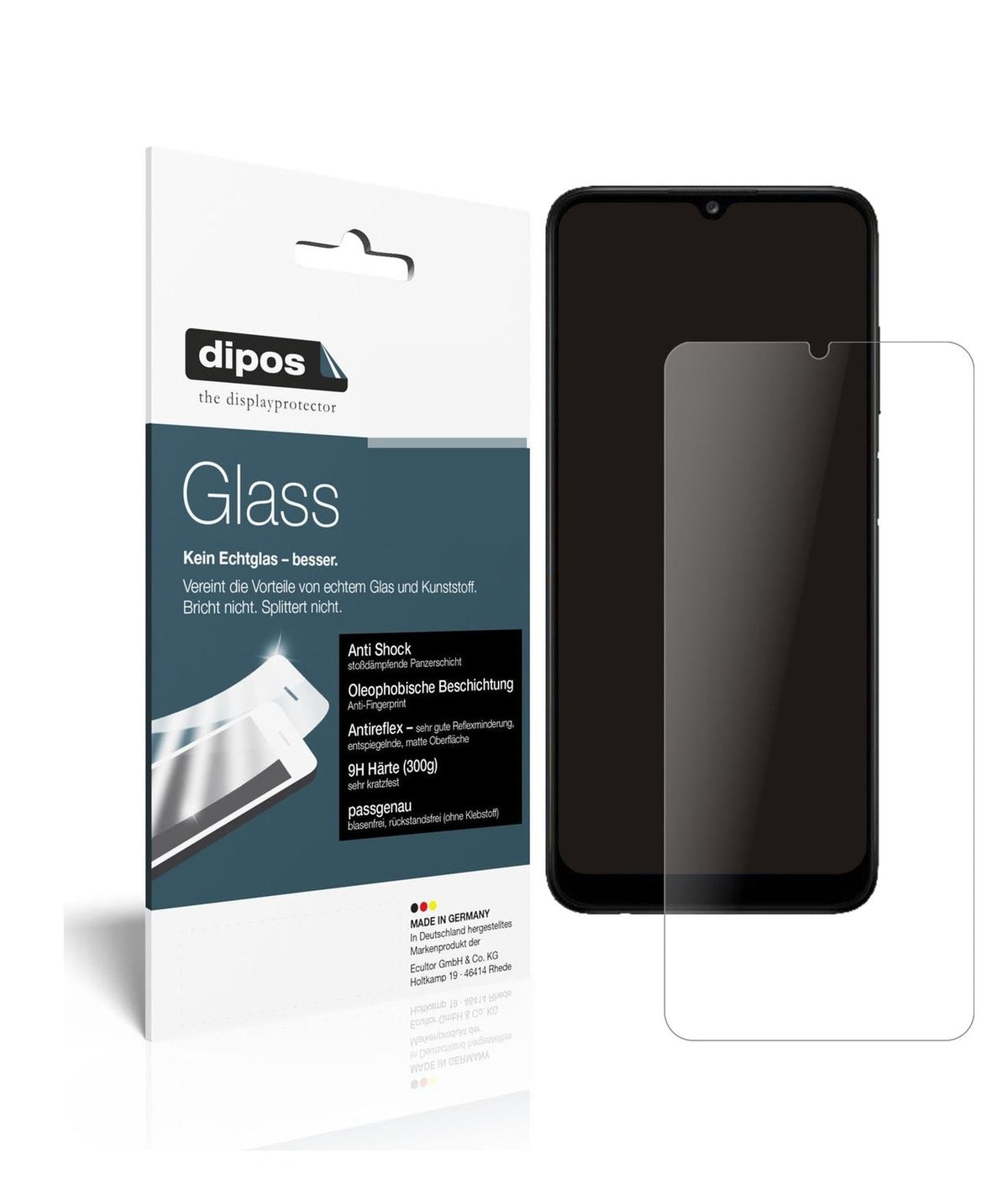 Screen Protector for Samsung Galaxy A03 matte Flexible Glass 9H dipos