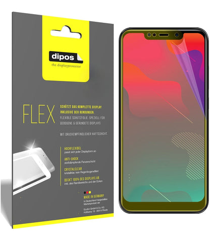 2x Screen Protector Panasonic Eluga Z1 Pro Protective Film covers 100% dipos