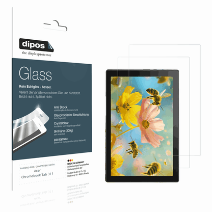 2x Screen Protector for Acer Chromebook Tab 311 Flexible Glass 9H dipos