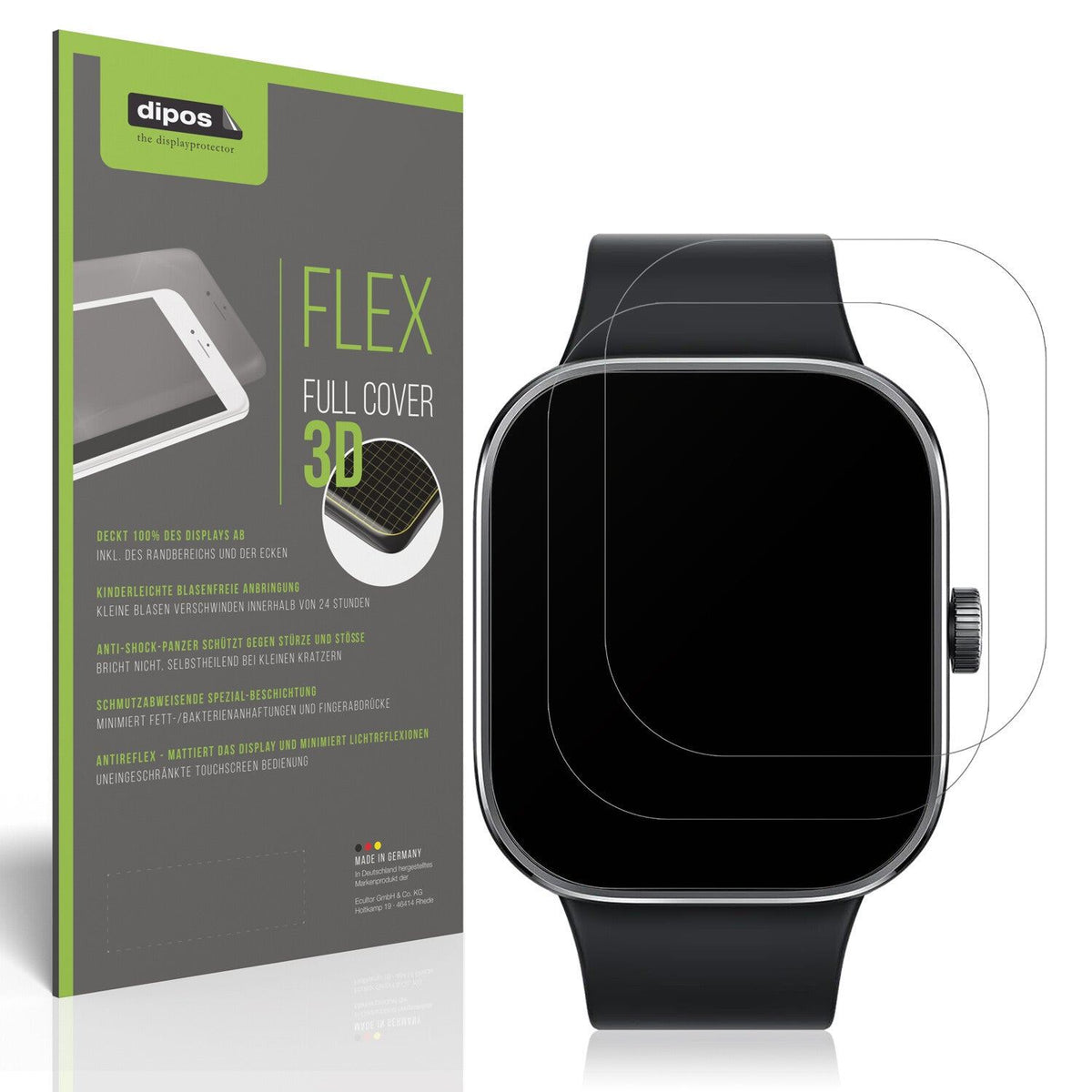 dipos FLEX 2x Matte Screen Protector for Xiaomi Redmi Watch 4