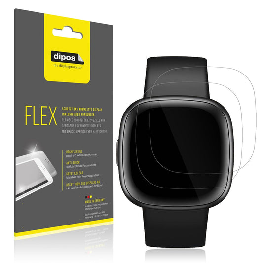 dipos FLEX 2x Clear Screen Protector for Fitbit Versa 4