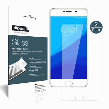 2x 9H Clear Screen Protector for Umidigi G – Shatterproof, Crystal Clear | dipos