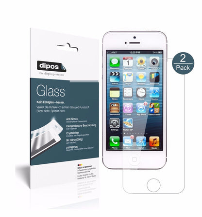 1x 9H Screen Protector for Apple iPhone 5 / 5S / 5C / SE Tempered Glass