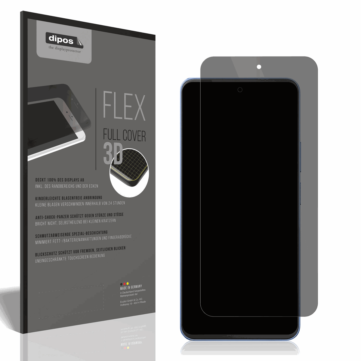 Full Cover Privacy Film for Blackview Shark 9 Screen Protector Anti-Shock