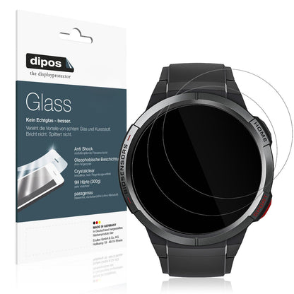9H Clear Screen Protector for Mibro Watch GS – Shatterproof, Crystal Clear | dipos