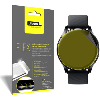 2x Full Cover Screen Protector for OnePlus Watch (46mm) – Covers Curved Edges | dipos