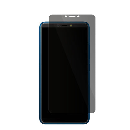 BQ6030G Practic mit aufgebrachter dipos Flex Schutzfolie, die seitliche Einblicke blockiert