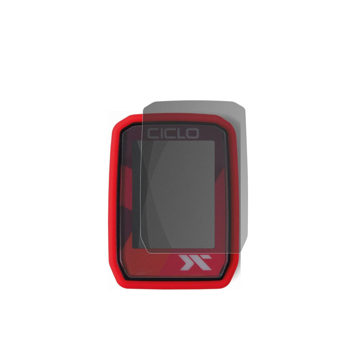 CiclosportProtos 105 mit aufgebrachter dipos Flex Schutzfolie, die seitliche Einblicke blockiert