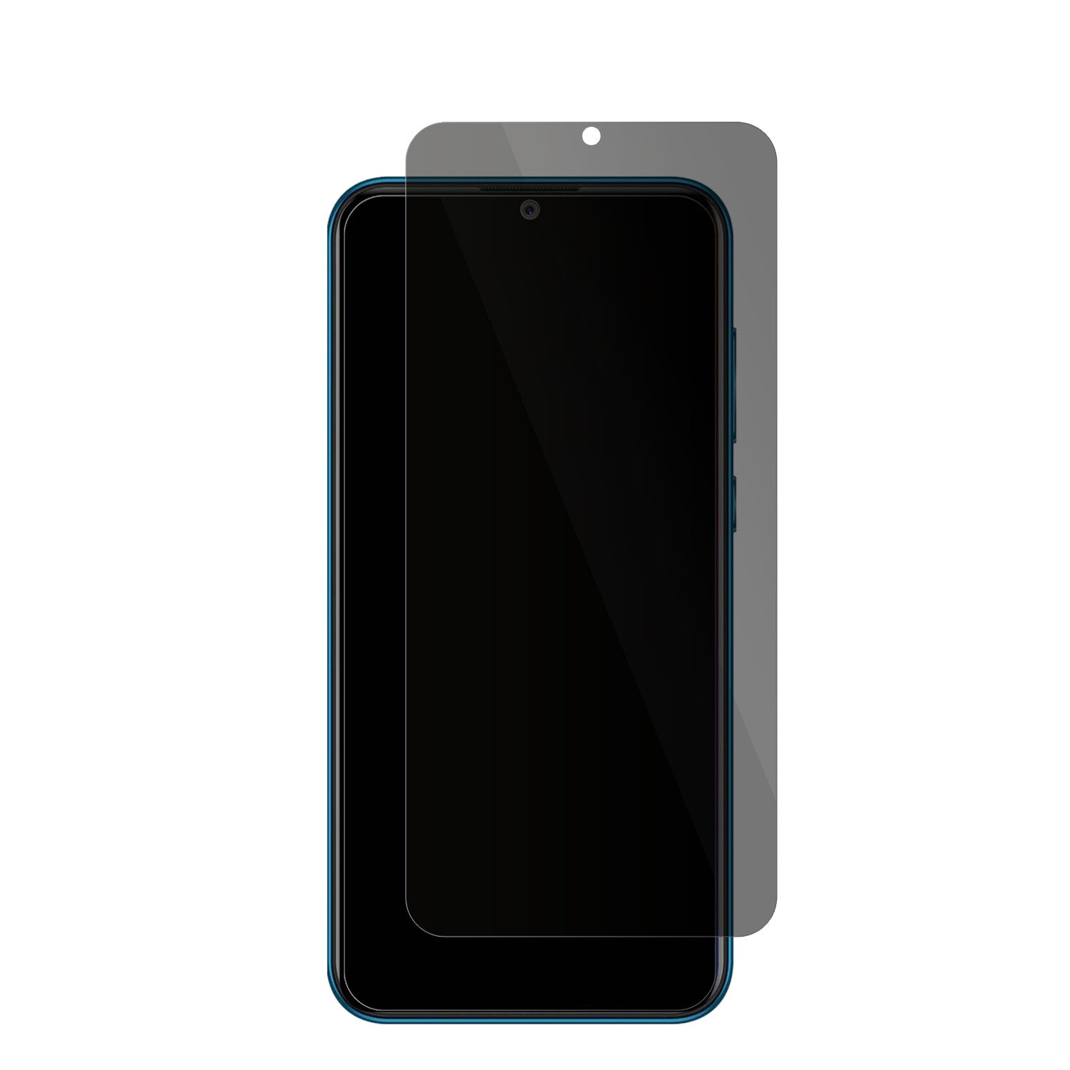 CoolpadCool 5 mit aufgebrachter dipos Flex Schutzfolie, die seitliche Einblicke blockiert