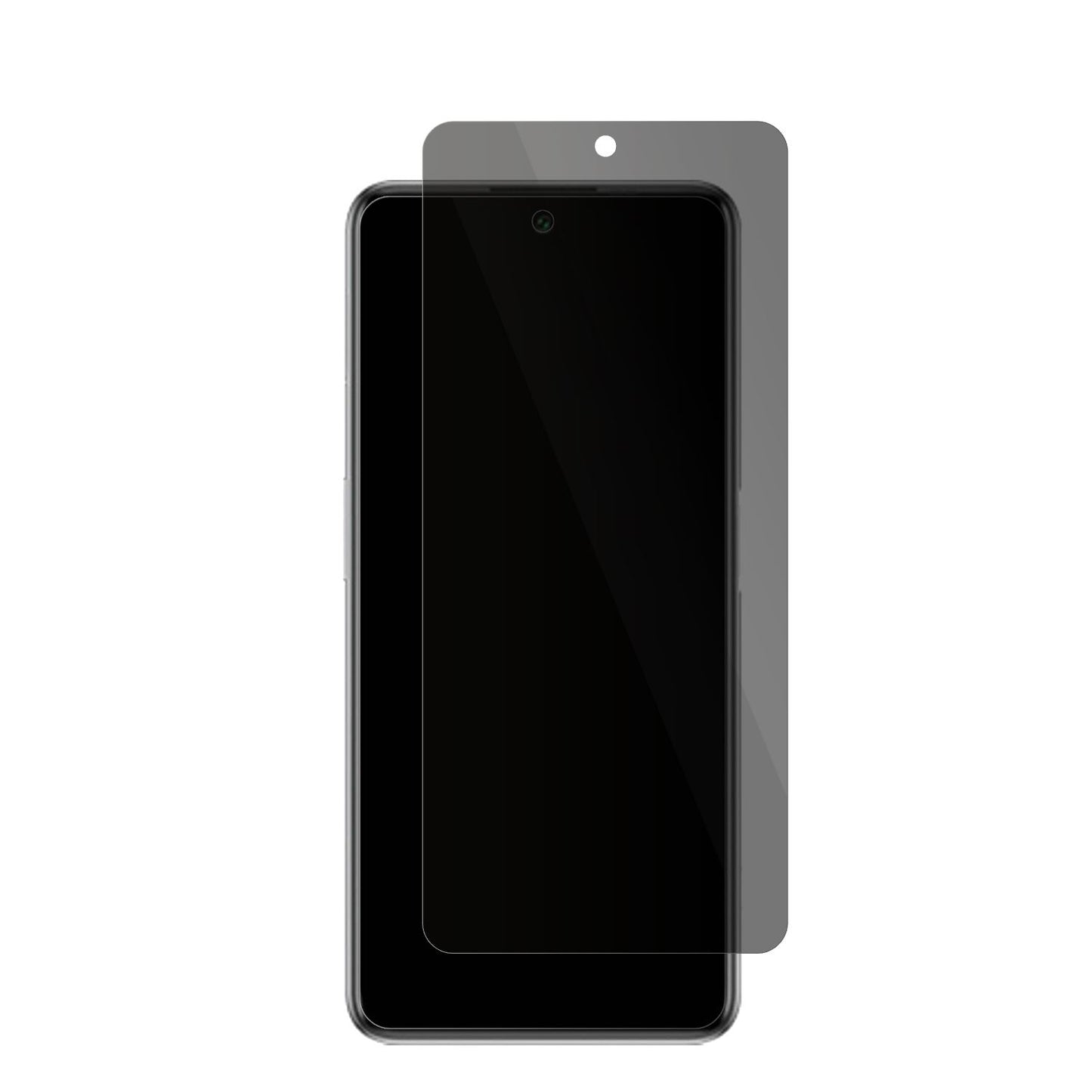 General MobileGM22 Pro mit aufgebrachter dipos Flex Schutzfolie, die seitliche Einblicke blockiert