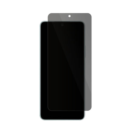 HonorX60 mit aufgebrachter dipos Flex Schutzfolie, die seitliche Einblicke blockiert