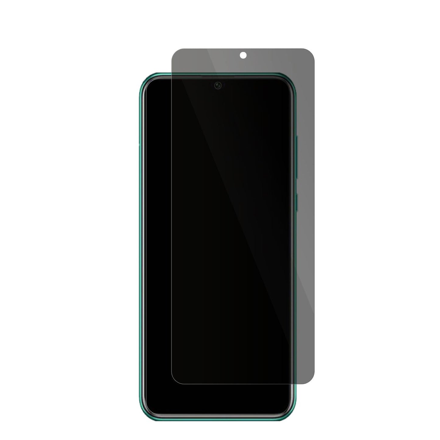 HuaweiEnjoy 50 Pro mit aufgebrachter dipos Flex Schutzfolie, die seitliche Einblicke blockiert