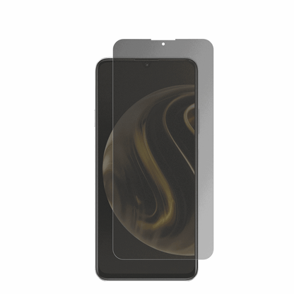 HuaweiEnjoy 70 mit aufgebrachter dipos Flex Schutzfolie, die seitliche Einblicke blockiert