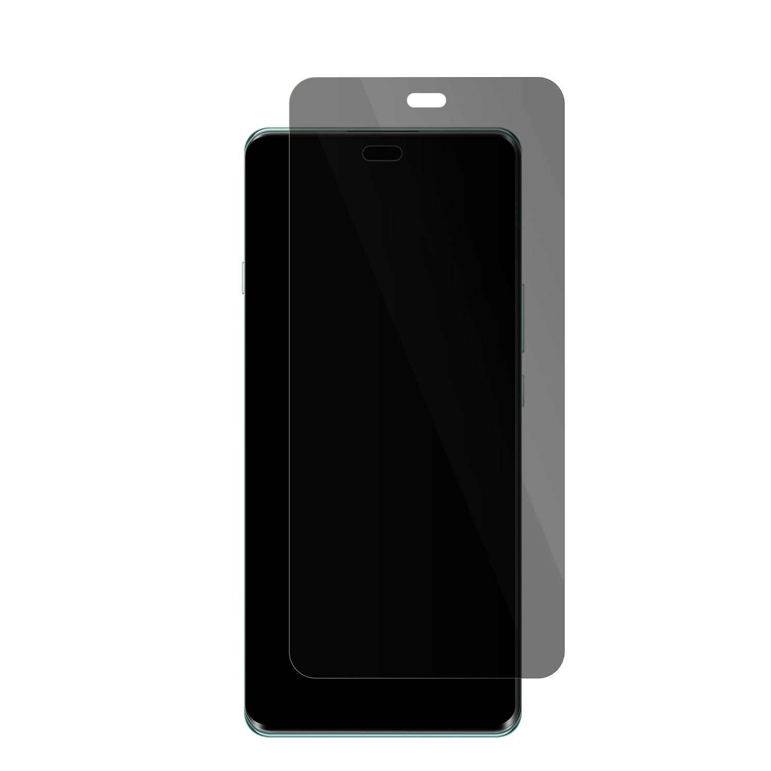 HuaweiEnjoy 70X mit aufgebrachter dipos Flex Schutzfolie, die seitliche Einblicke blockiert