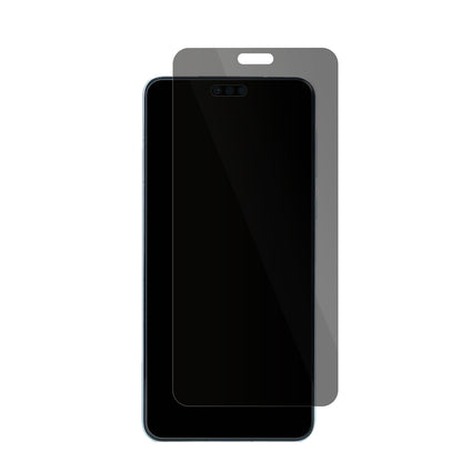 HuaweiMate 60 Pro mit aufgebrachter dipos Flex Schutzfolie, die seitliche Einblicke blockiert