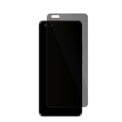 HuaweiNova 10 Pro mit aufgebrachter dipos Flex Schutzfolie, die seitliche Einblicke blockiert