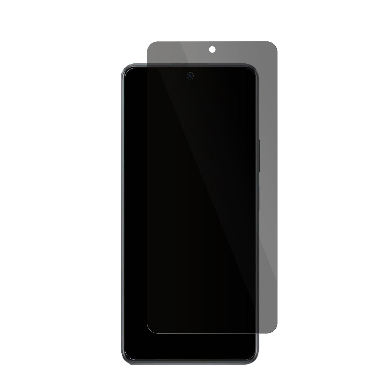 HuaweiNova 11i mit aufgebrachter dipos Flex Schutzfolie, die seitliche Einblicke blockiert