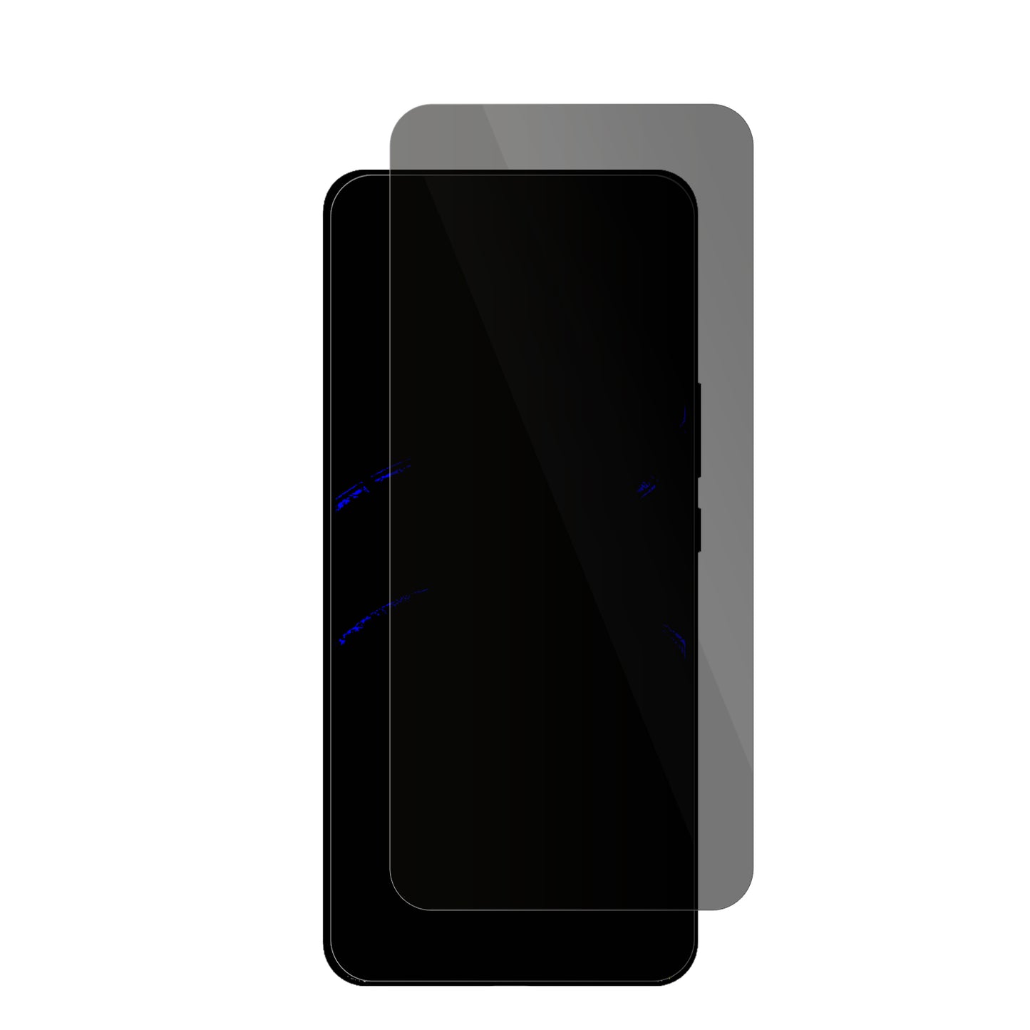 HuaweiNova 13 mit aufgebrachter dipos Flex Schutzfolie, die seitliche Einblicke blockiert