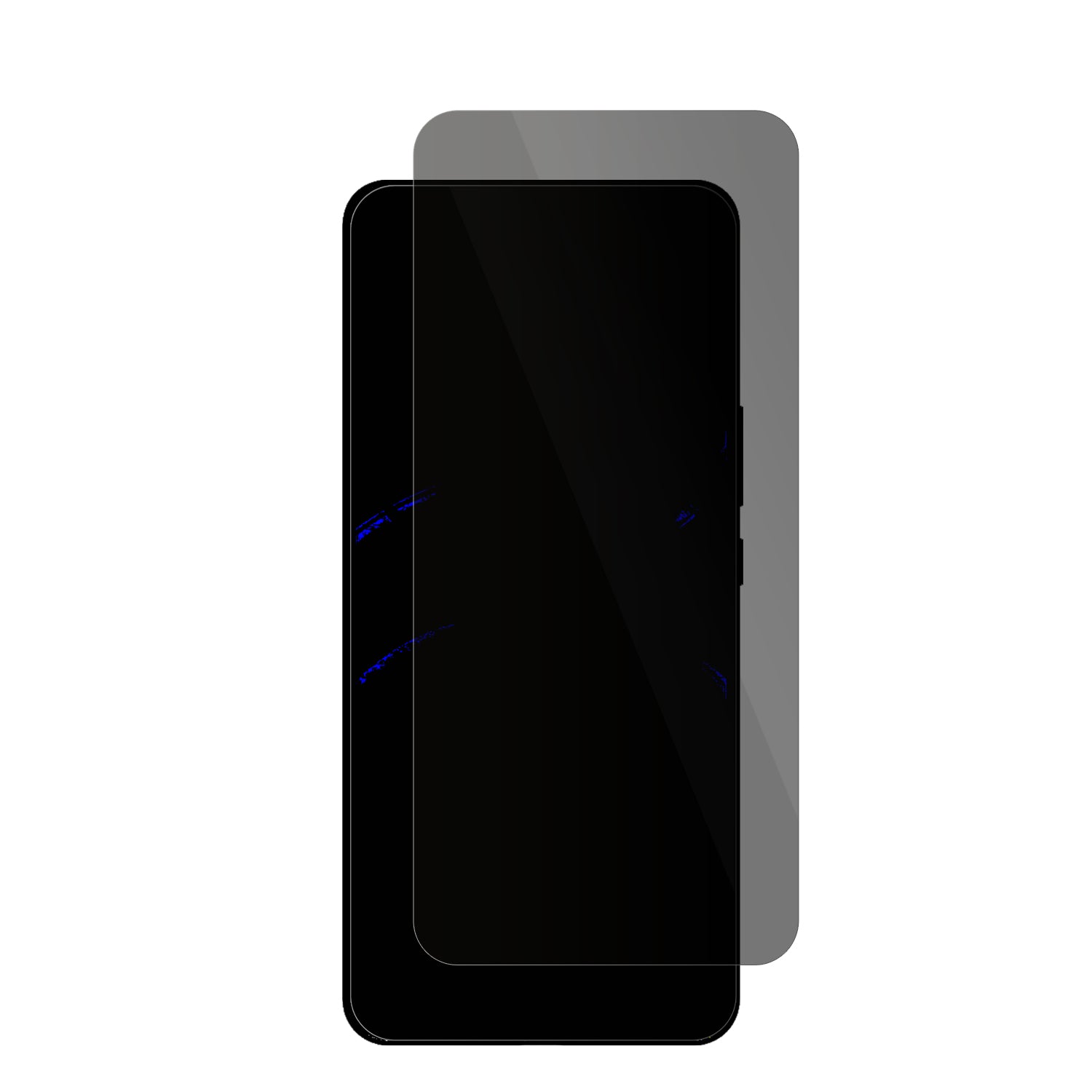 HuaweiNova 13 mit aufgebrachter dipos Flex Schutzfolie, die seitliche Einblicke blockiert