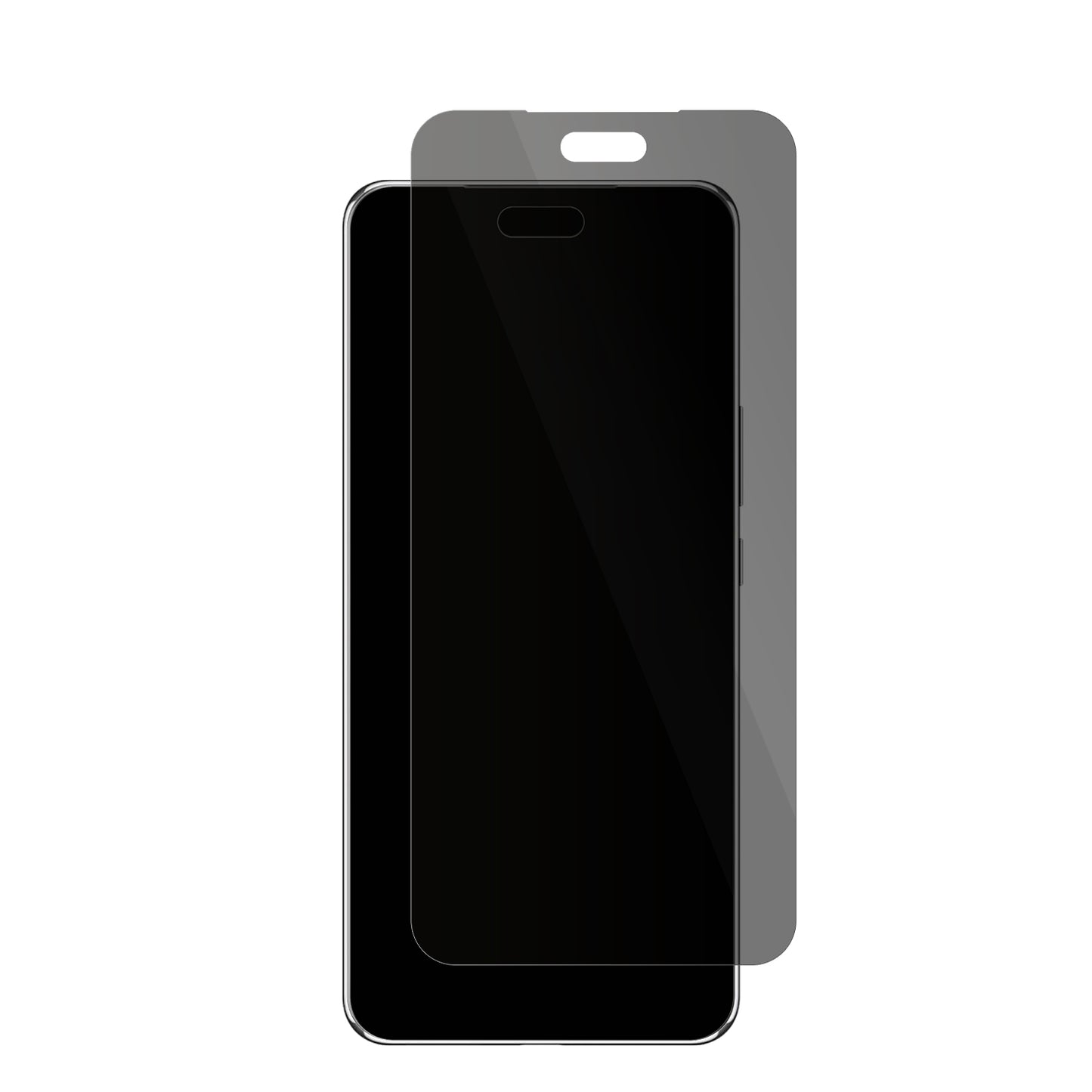 HuaweiNova 13 Pro mit aufgebrachter dipos Flex Schutzfolie, die seitliche Einblicke blockiert