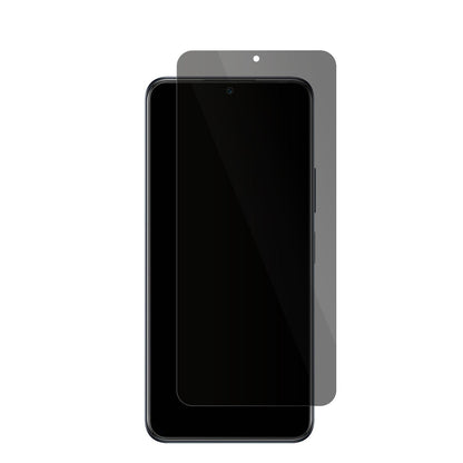 InfinixNote 12 Pro 5G mit aufgebrachter dipos Flex Schutzfolie, die seitliche Einblicke blockiert