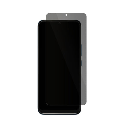 NokiaC12 mit aufgebrachter dipos Flex Schutzfolie, die seitliche Einblicke blockiert