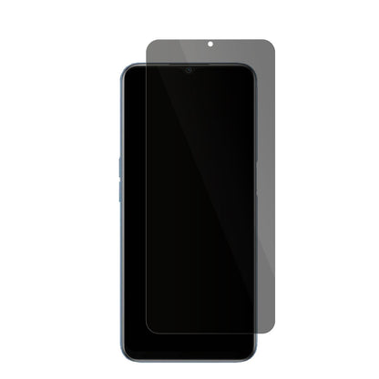 OppoA16 mit aufgebrachter dipos Flex Schutzfolie, die seitliche Einblicke blockiert