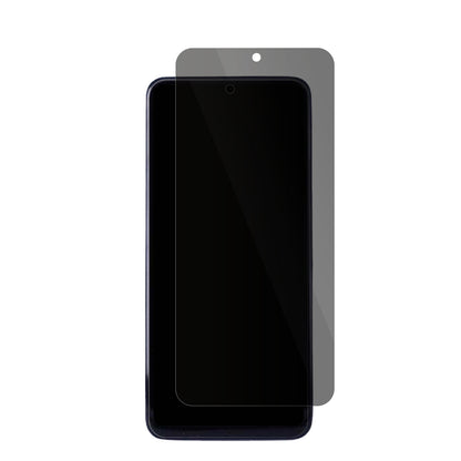 OppoA5 Pro 5G mit aufgebrachter dipos Flex Schutzfolie, die seitliche Einblicke blockiert