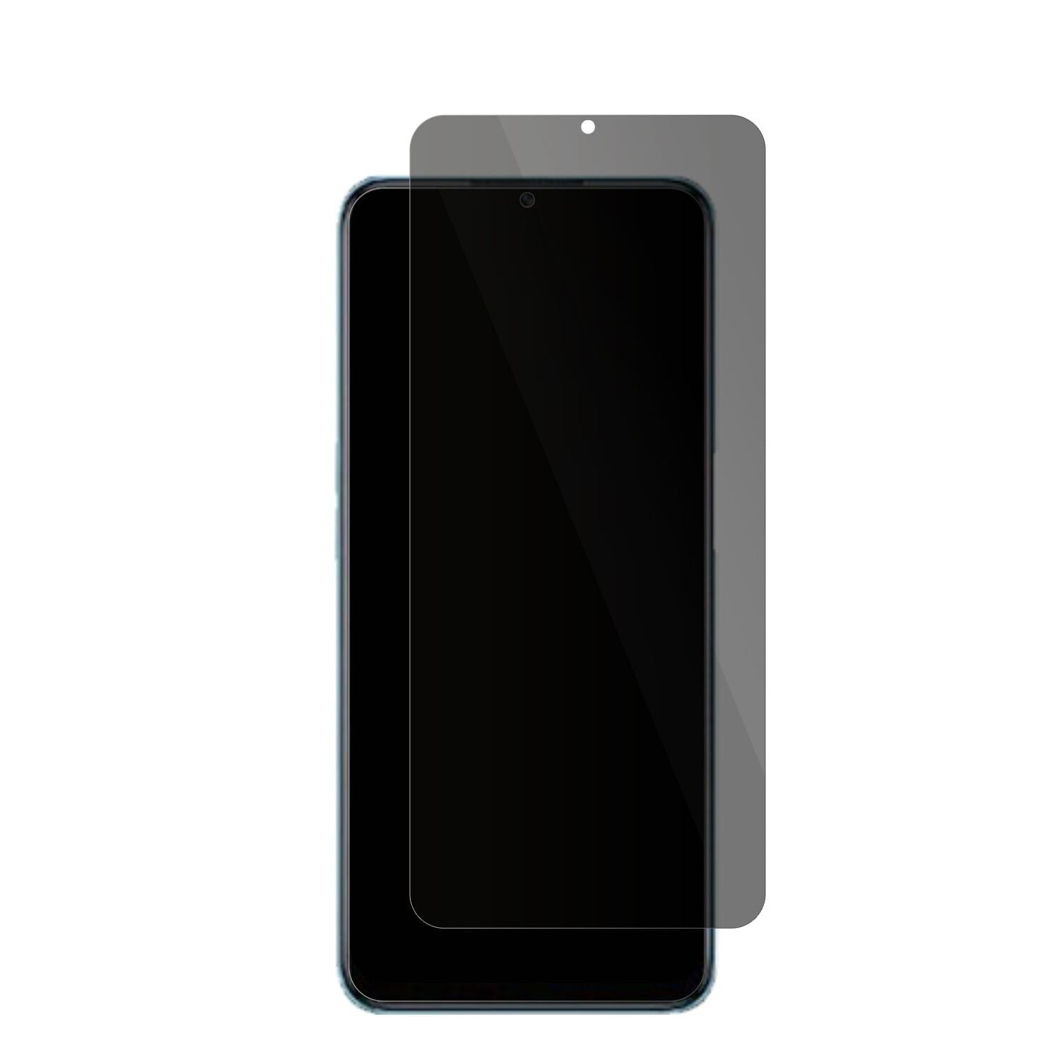 OppoA56s mit aufgebrachter dipos Flex Schutzfolie, die seitliche Einblicke blockiert