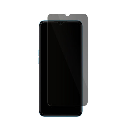 OppoA57 5G mit aufgebrachter dipos Flex Schutzfolie, die seitliche Einblicke blockiert