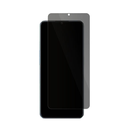 OPPOA58x mit aufgebrachter dipos Flex Schutzfolie, die seitliche Einblicke blockiert