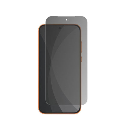 OppoA7 Pro Max mit aufgebrachter dipos Flex Schutzfolie, die seitliche Einblicke blockiert
