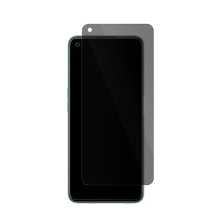 OPPOA96 Global mit aufgebrachter dipos Flex Schutzfolie, die seitliche Einblicke blockiert