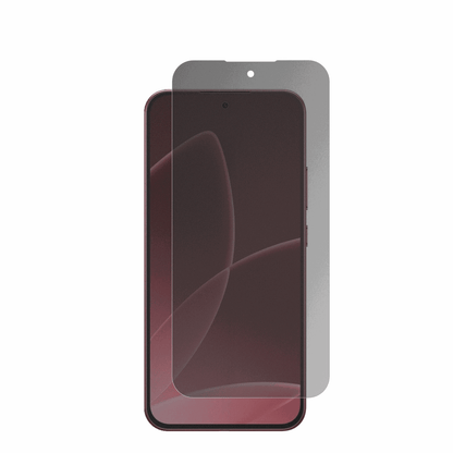 OppoF33 Pro 5G mit aufgebrachter dipos Flex Schutzfolie, die seitliche Einblicke blockiert