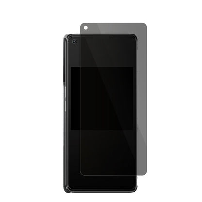 OppoK10 Pro 5G mit aufgebrachter dipos Flex Schutzfolie, die seitliche Einblicke blockiert