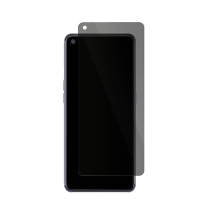 OppoReno 6 Lite mit aufgebrachter dipos Flex Schutzfolie, die seitliche Einblicke blockiert