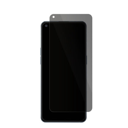 OppoReno6 mit aufgebrachter dipos Flex Schutzfolie, die seitliche Einblicke blockiert