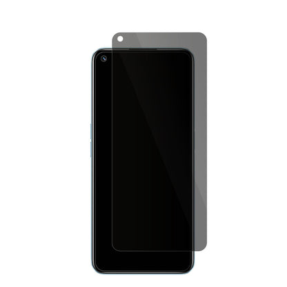 Realme9 Pro mit aufgebrachter dipos Flex Schutzfolie, die seitliche Einblicke blockiert