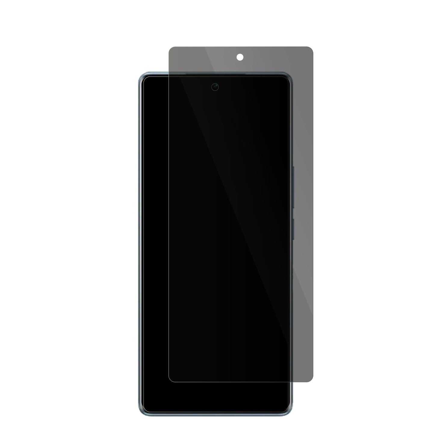 VivoV29 Pro mit aufgebrachter dipos Flex Schutzfolie, die seitliche Einblicke blockiert