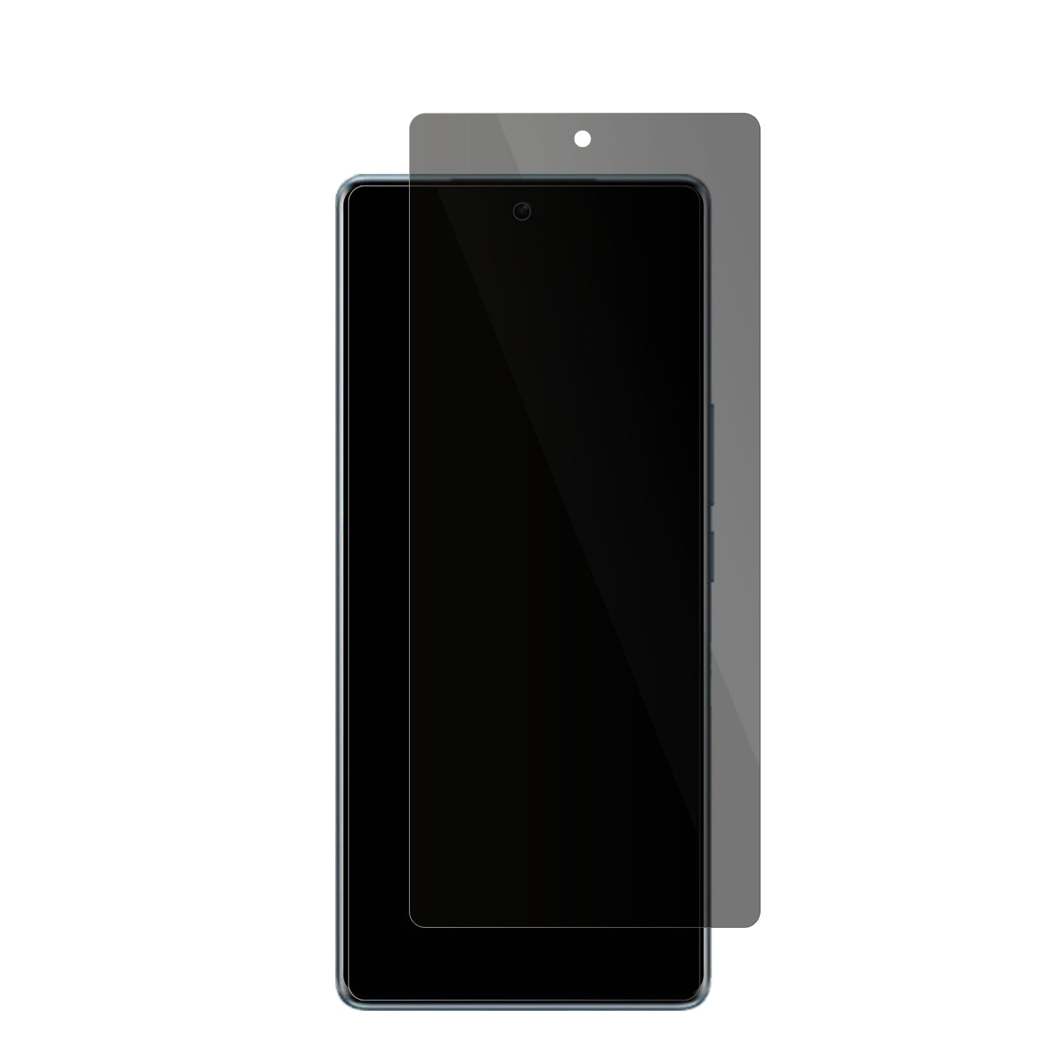 VivoV29 Pro mit aufgebrachter dipos Flex Schutzfolie, die seitliche Einblicke blockiert