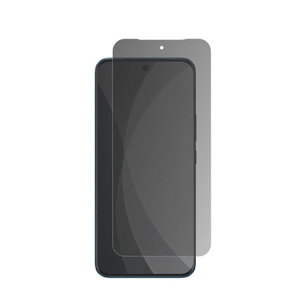 VivoV80 Lite mit aufgebrachter dipos Flex Schutzfolie, die seitliche Einblicke blockiert