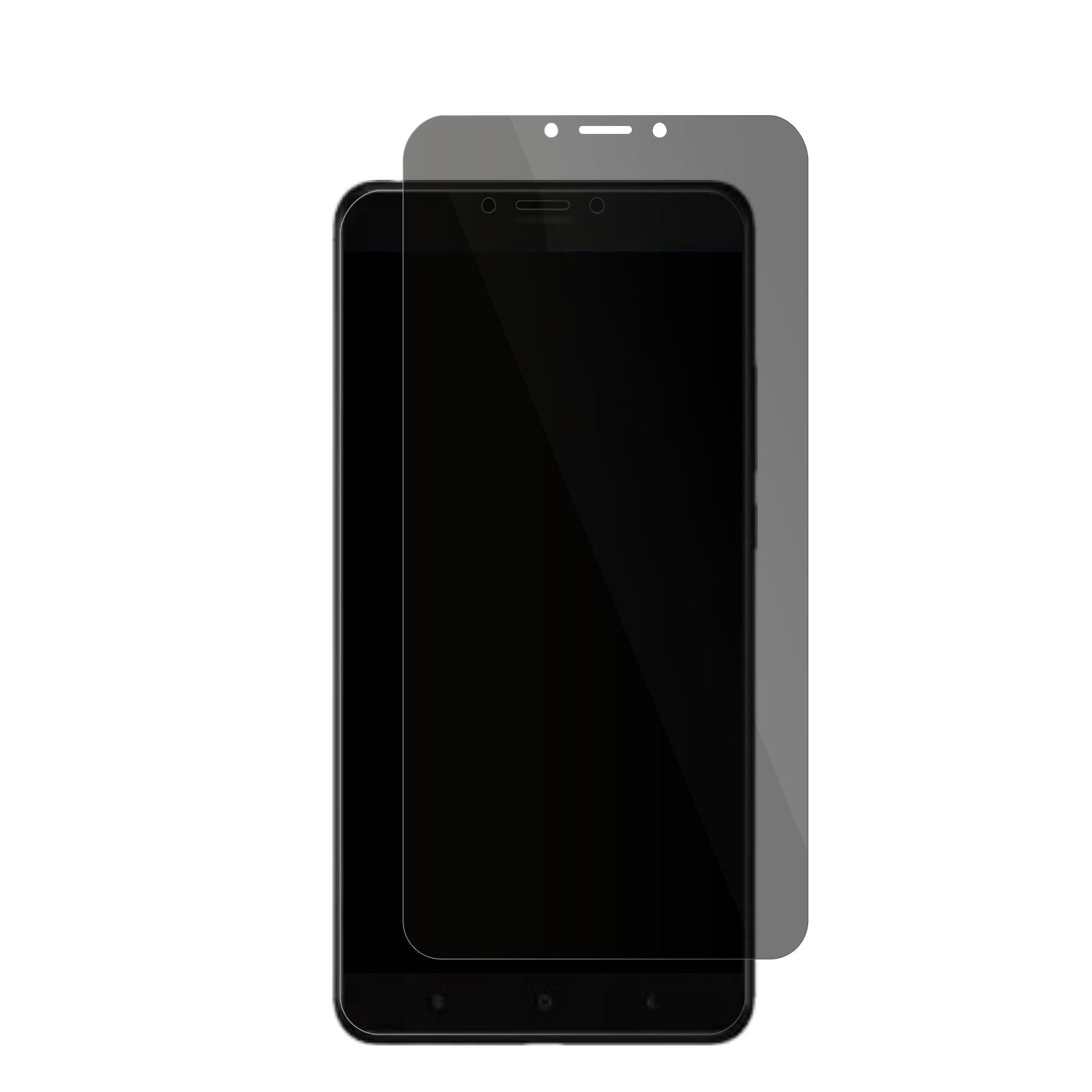 XiaomiMi Max 3 mit aufgebrachter dipos Flex Schutzfolie, die seitliche Einblicke blockiert