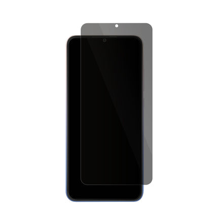 XiaomiRedmi 9 Activ mit aufgebrachter dipos Flex Schutzfolie, die seitliche Einblicke blockiert