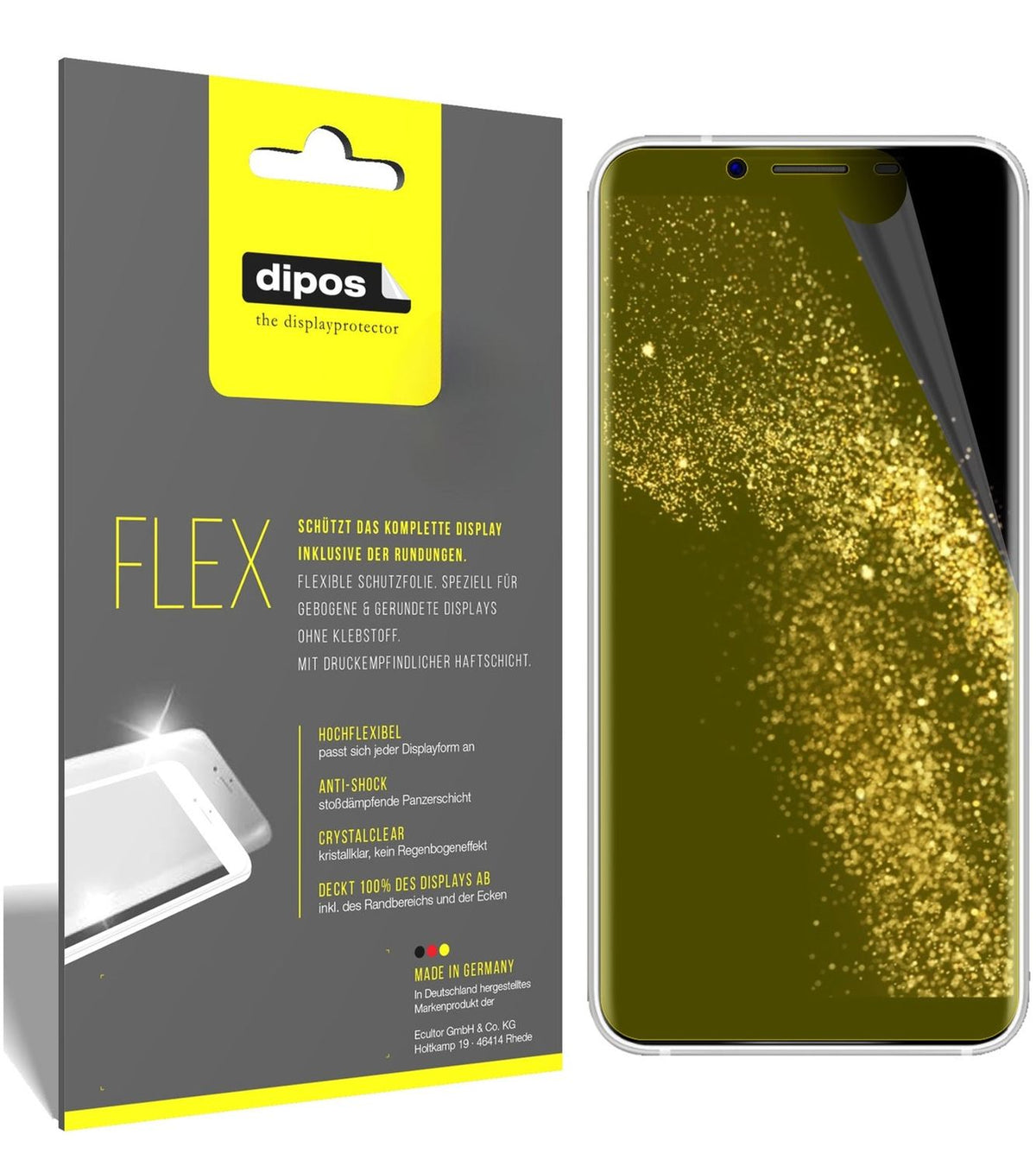 2x 3D Full Cover Screen Protector for HOMTOM S8