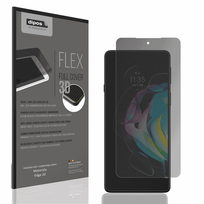 Full Cover Privacy Film for Motorola Edge 20 Screen Protector Anti-Shock