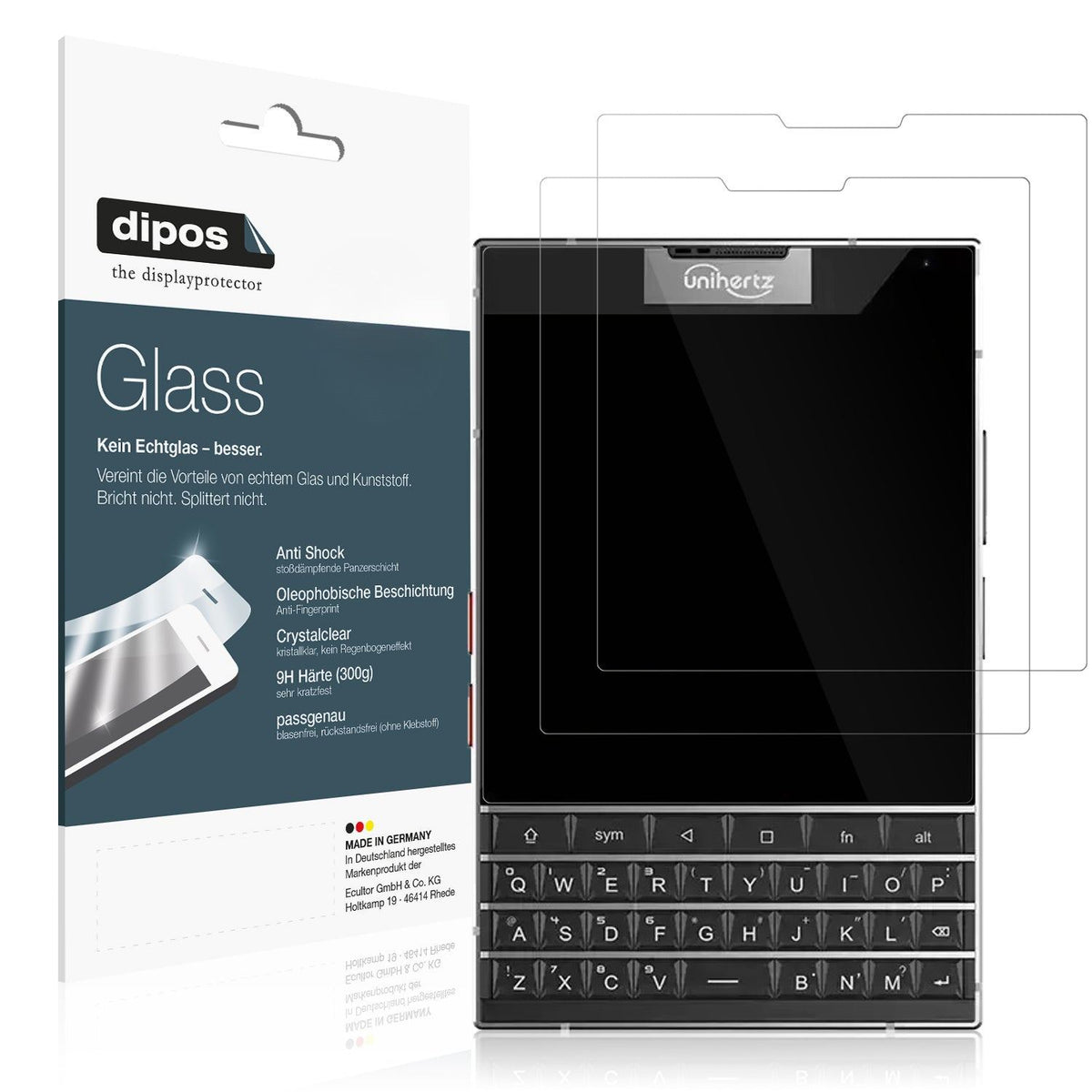 2x Screen Protector for Unihertz Titan 2 Flexible Glass 9H dipos