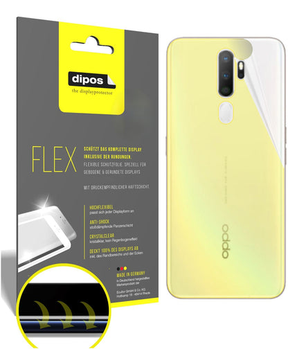 3x Full Cover Back Protector for Oppo A11 – Covers Curved Edges | dipos