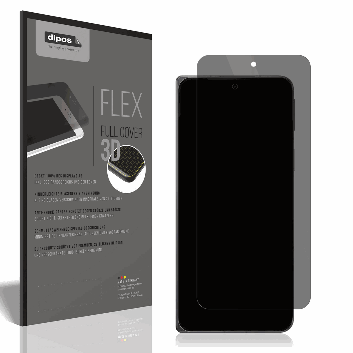Full Cover Privacy Film for Oppo Find N5 Front-Display Screen Protector